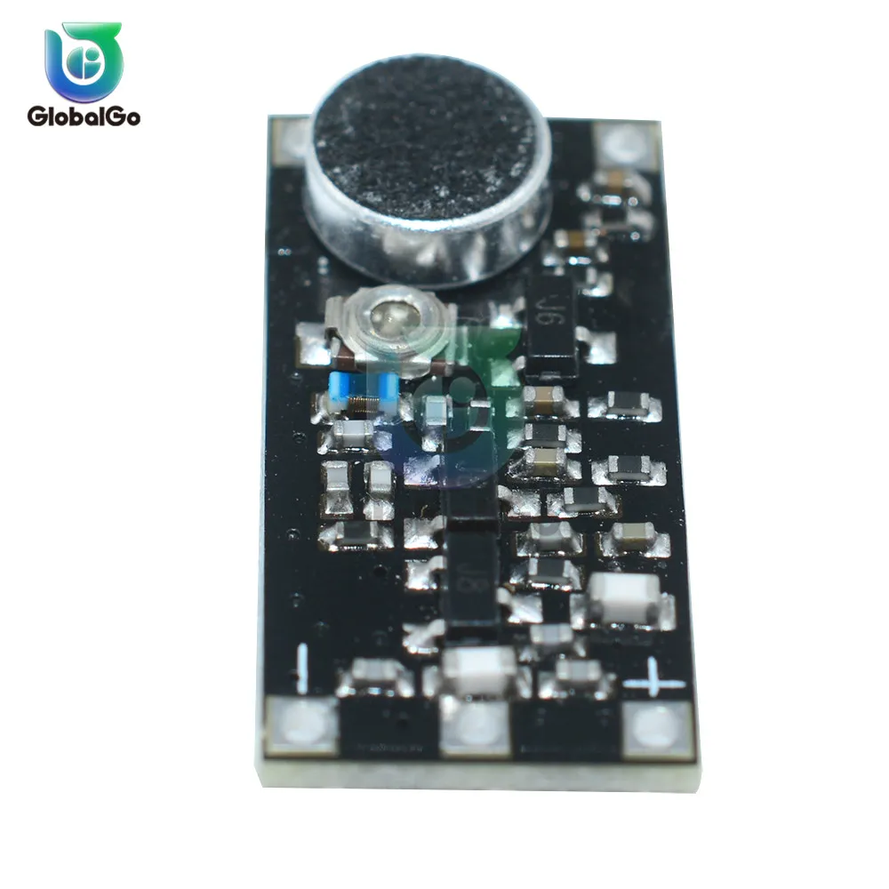 Mini FM Transmitter Wireless Microphone Surveillance Frequency Board Module For Arduino Adjustable Capacitor DC 3V 9mA 88-115MHz |
