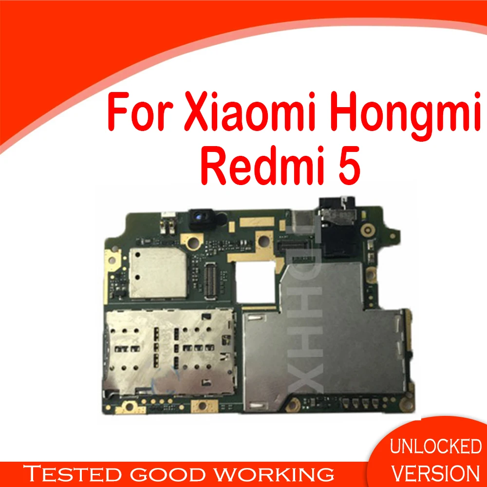 Разблокированная материнская плата для Redmi 5 16 ГБ 32 64 ОС Android с чипом замененная