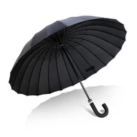 hight quality long handle umbrella 24k windproof large rain golf umbrellas business parasol paraguas