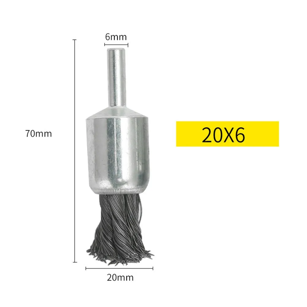 

Rotary Joint Wire Bush Rust Steel 5PC 6x20mm 6x25mm 6x30mm 6x75mm Disk