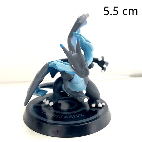 5.5cm Большой размер X Y Hydreigon Entei Genesect Raichu pika аниме экшн& toyp Покемон Фигурки Коллекция Модель игрушки подвижная база - Цвет: 5.5cm