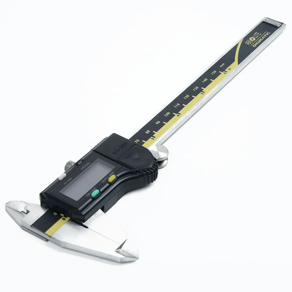 

Digital Vernier Caliper 0-150mm 6inch LCD Electronic Carbon Fiber Altimeter Micrometer Measuring Tool