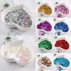 Сделай Сам ультратонкие 5 мм блестки в форме букв Блестки для ногтей лазерные Eo-Friendly блестка из ПЭТ лак для ногтей материал