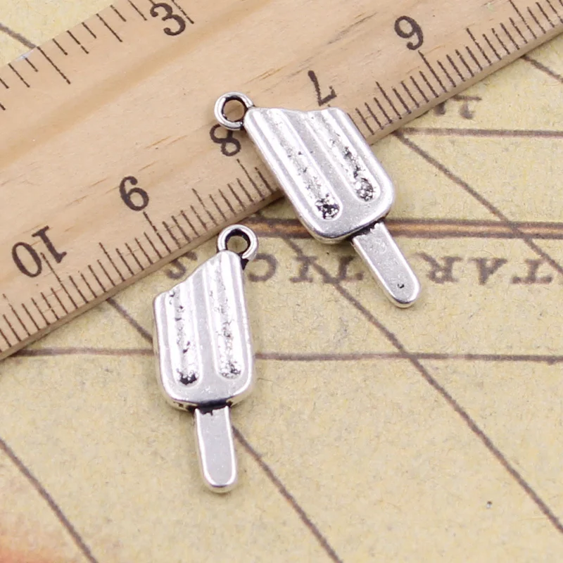 15 шт. подвески для мороженого фруктовое мороженое 25x9 мм тибетские Подвески