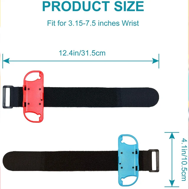2Pcs Adjustable Game Bracelet Strap for Nintendo Switch Joy-Con Controller Wrist Dance Band Armband for Switch Oled Accessories 6
