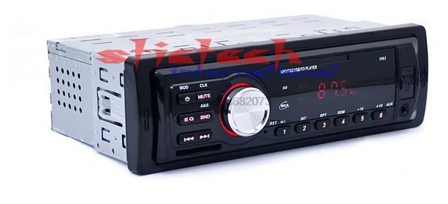 От DHL/Fedex 10 шт. автомобиль радио плеер Авто аудио стерео MP3 Поддержка FM/SD/AUX/USB