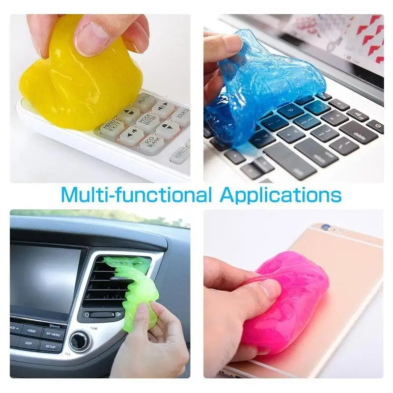 

1Pc Soft Sticky Dust Cleaning Slimy Gel Clean Mud Keyboard Camera Keyboard For DSLR For Computer Cleaner F8K6
