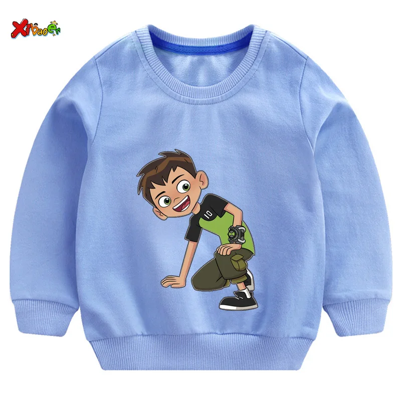 Толстовки для маленьких мальчиков Ben10; худи для маленьких мальчиков; хлопковые детские толстовки с капюшоном; детская одежда; толстовки с длинными рукавами; спортивная одежда для малышей