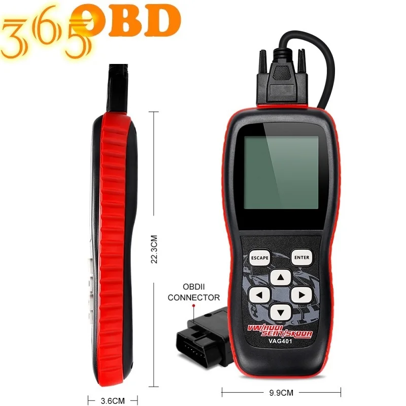 Автомобильный диагностический сканер XTOOL VAG401 для AUDI/VW/SEAT/SKODA OBD2 OBD VAG 401 бесплатное
