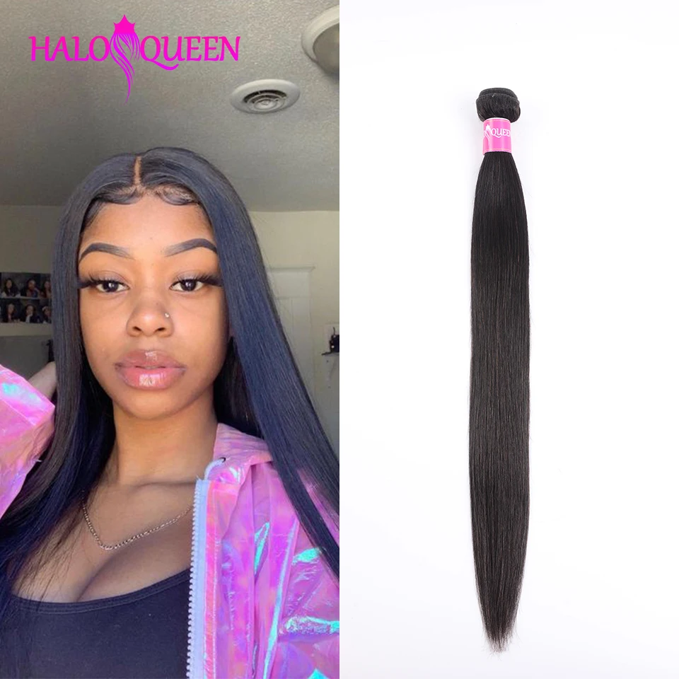 HALOQUEEN Cabelo Humano человеческие волосы перуанские волосы для наращивания пряди Волосы remy пряди прямо 40 дюймов Инструменты для завивки волос