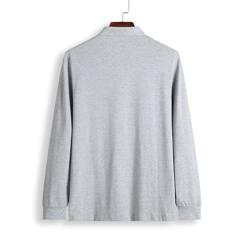 JUSTAR Мужская Новая мода Повседневная Большая Однотонная рубашка поло | одежда