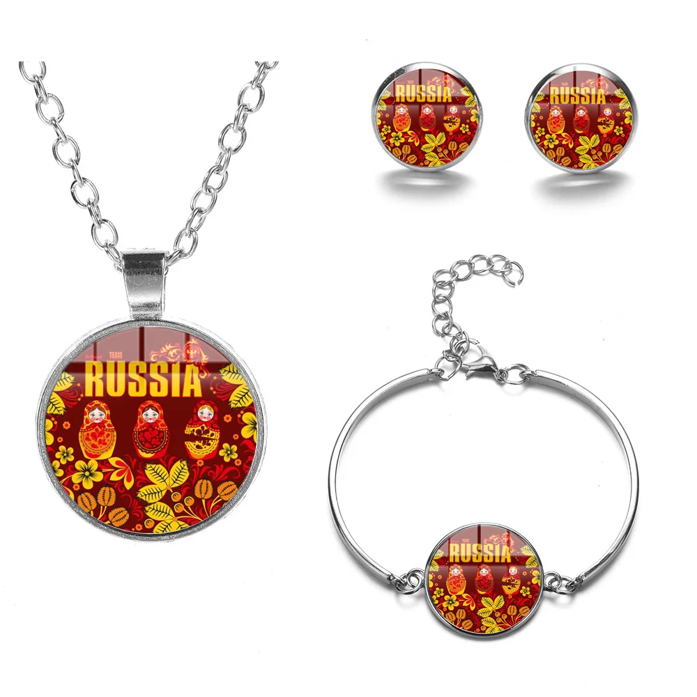 Азиатских Хохлома русским народным творчеством узорами комплекты ювелирных
