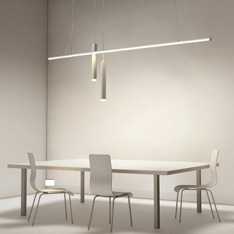 

Modern led pendant lights for Dining Living room Kitchen office bar use Wave Avize lustre Hanging Pendant lamp with drop light