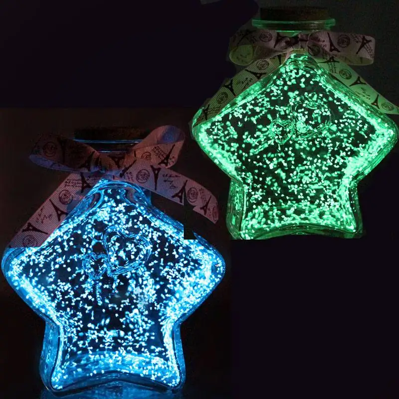 Night Luminous Dark Bright Glow in the Sand Fluorescent Particles Aquarium Substrate Fish Tank Decoration |