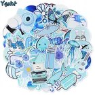 53 шт. синий мультфильм Vsco граффити стикеры s для скейтборда телефон мотоцикл чемодан гитары милые детские игрушки DIY водонепроницаемый стикер