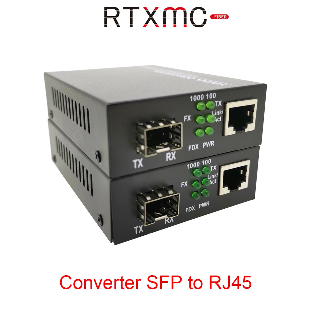 1Pair 1.25G SFP Module SC LC BIDI DDM 1000M SingleMode 20KM Media Converter Transceiver OpticalFiber FTTH Switch POE MC 1G Gigab - купить по