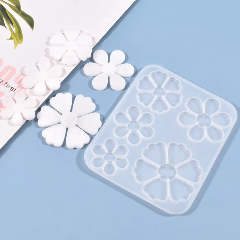 

DIY UV Resin Epoxy Dried Flower Jewelry Making Casting Moulds Jewelry Tool Earring Pendant Resin Molds Silicone Mold