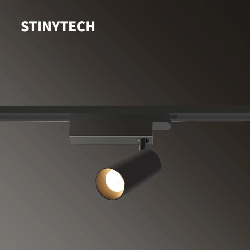 

Новый регулируемый светодиодный Трековый светильник STINYTECH COB SMD 15 Вт 18 Вт с алюминиевой поверхностью