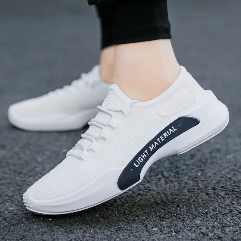Sneakers Fashion Outdoor Mens Color High Quality Brand Bandage Breathable Shoes Mesh Soft Letters Tennis | Обувь