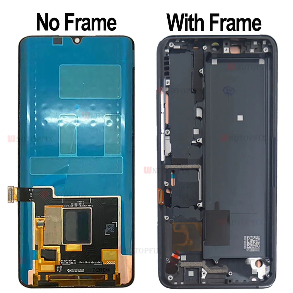 AMOLED экран для Xiaomi Mi Note 10 Lite оригинальный ЖК-дисплей + сенсорный M2002F4LG Lcd | Мобильные