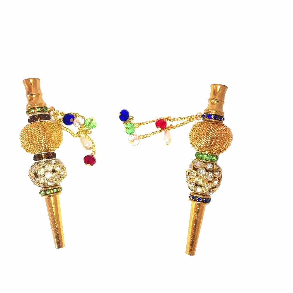 Инкрустированные ювелирные изделия ручной работы для кальяна металлические