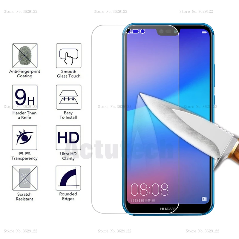 Стекло для экрана Huawei Nova 3 3i 2S Lite 2i Y5 Y6 Y7 Y9 2018 9H HD стекло закаленное с защитой от