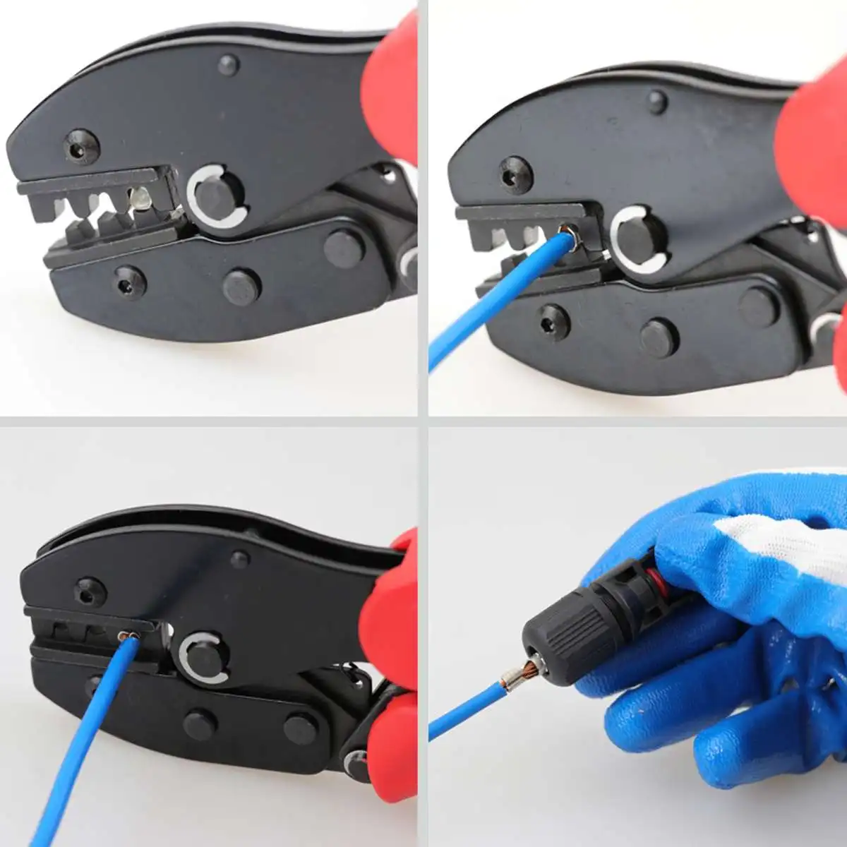 

6 IN 1 Crimping Pliers Set Terminal Eletrico Wire Clip Solar Connector Electric Wiring Tools Crimper Tool Plier MCcompatible