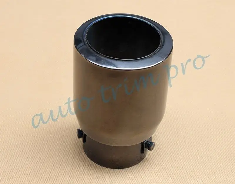 Универсальный 76 мм 3 дюйма на входе сзади глушитель выхлопной трубы наконечник