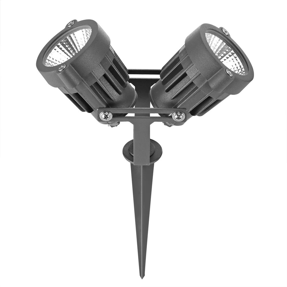 Outdoor 10W COB LED Lawn Garden Flood Light Yard Patio Path Spotlight Lamp AC 12V with Spike Dual Warm white | Освещение