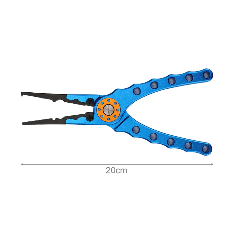 Fishing Pliers Aluminum Alloy Lure Plier Fishing Tools Line Cutter Multifunctional Knot Scissors Hook Remover Fishing Equipment