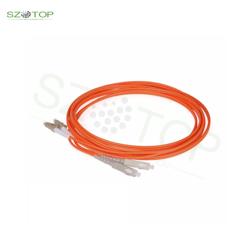 

Free Shipping 5PCS LC/UPC-SC/UPC Patchcord Fiber Optic Pigtails 15m-20m Multi Mode Duplex 2.0mm G652D Fiber Patch Cable