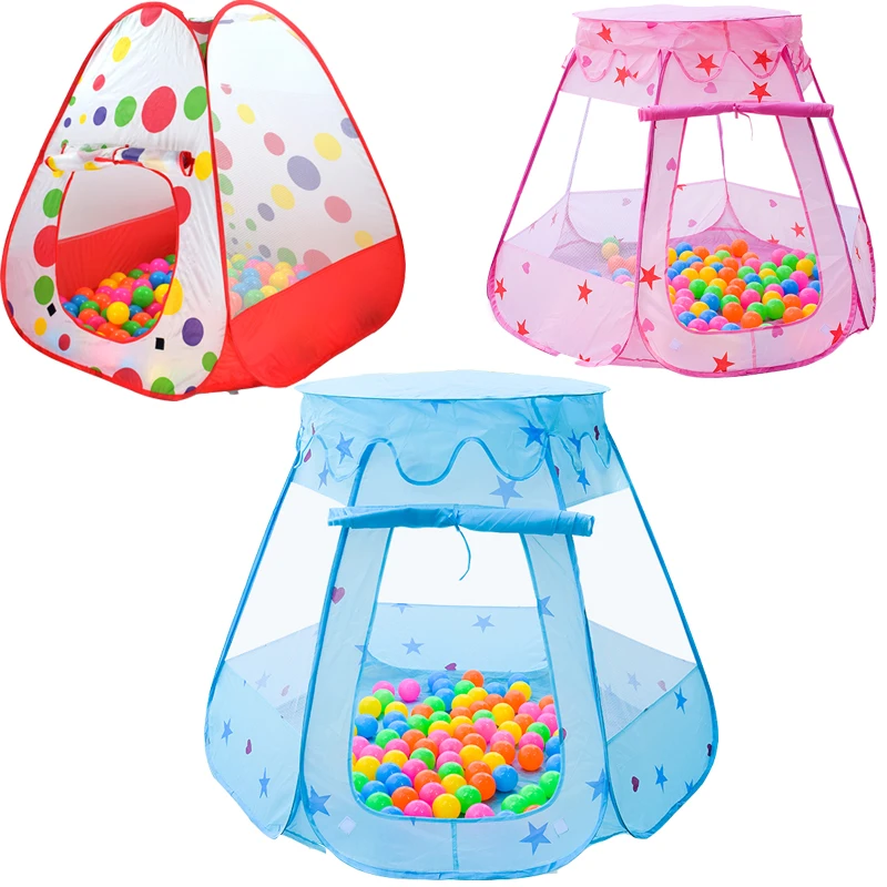 Игровой домик для игр на открытом воздухе игрушки детей бассейн шаров звездная