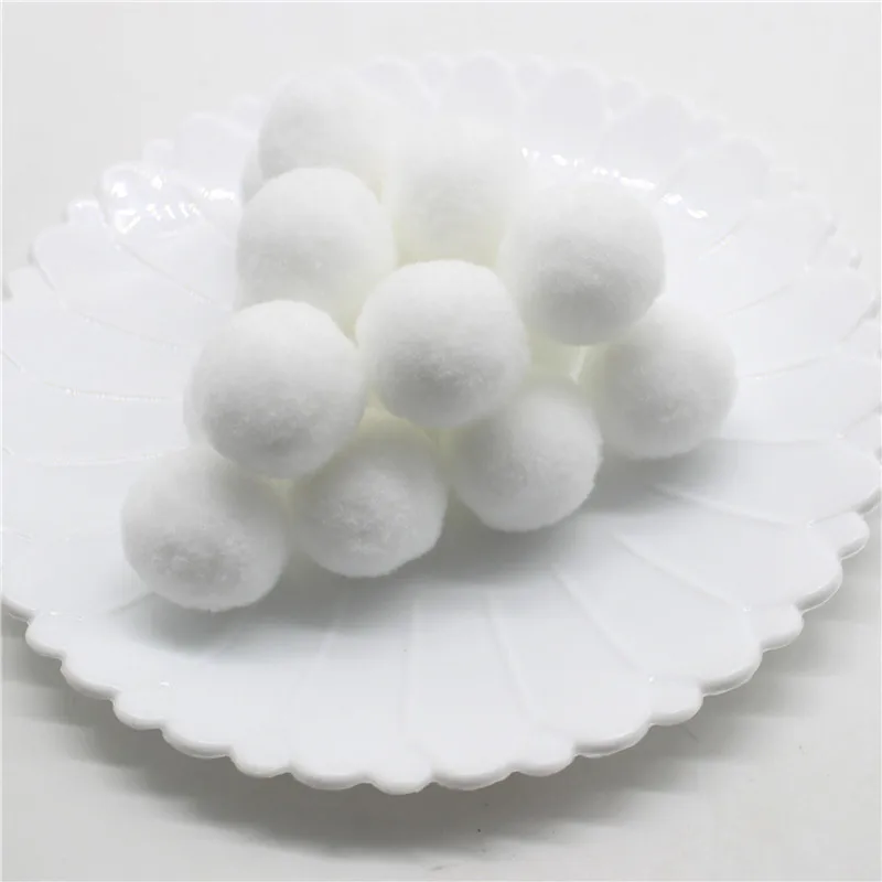 Wholesale 25mm Pompoms Soft Pom Poms Fur Ball Arts Toys Crafts DIY Apparel Sewing Fabric Supplies Wedding Home Decoration | Дом и сад