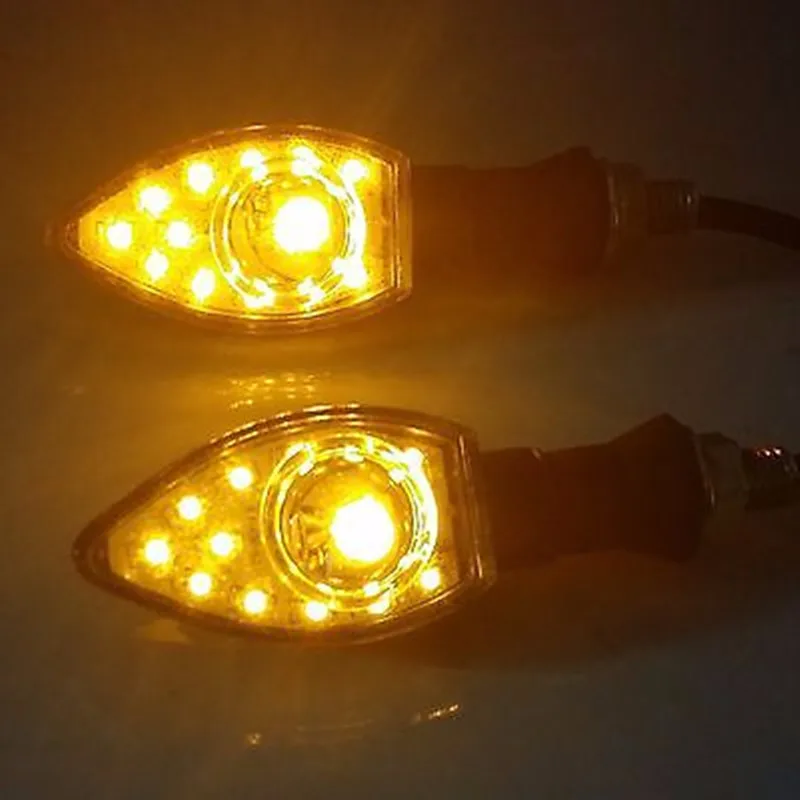 Пара СВЕТОДИОДНЫХ указателей поворота для мотоциклов индикатор Honda Suzuki Yamaha Kawasaki