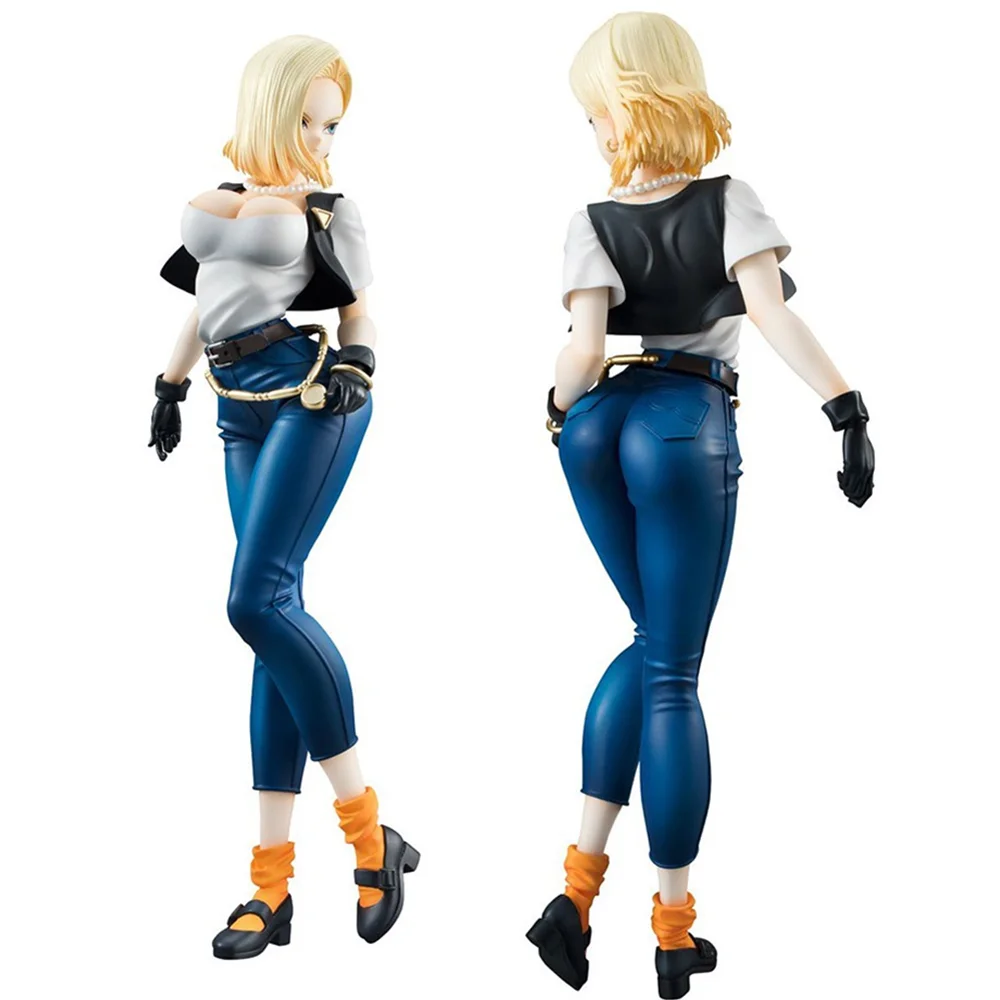 Фигурка аниме Драконий жемчуг Z на Android 18 привлекательная девушка игрушки лазурит