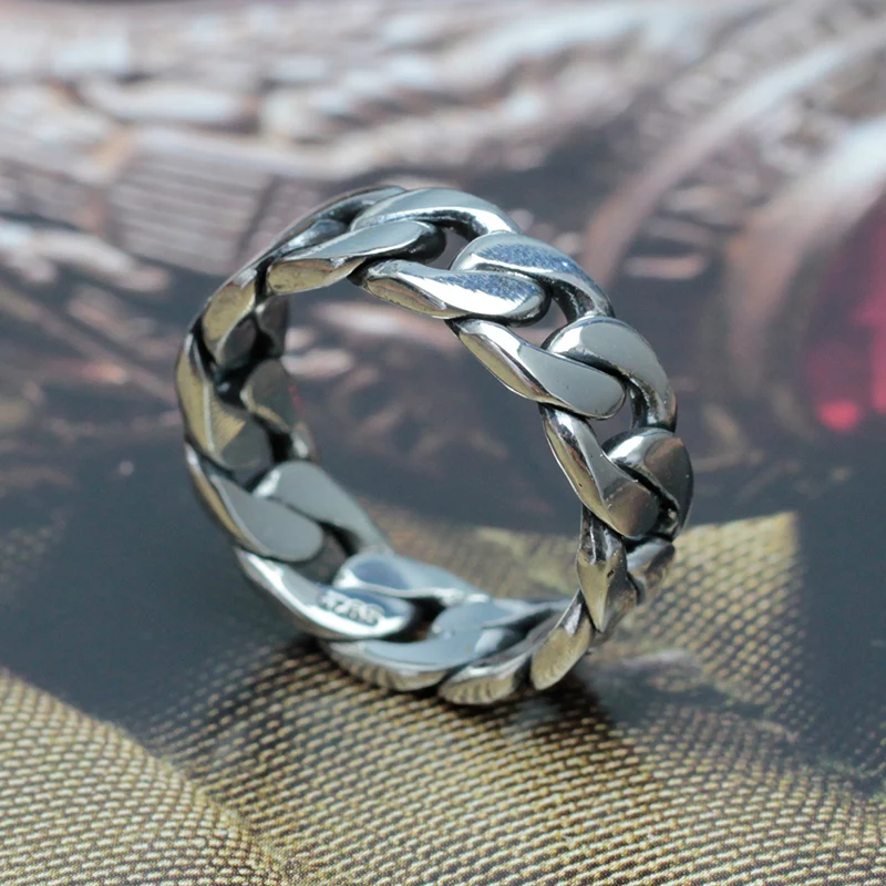 Кольцо из нержавеющей стали 316L для мужчин и женщин кольцо на палец в стиле панк с