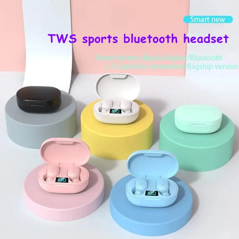 

TWS Wireless Headset Mini Earbuds 6D Stereo Headphones Sports Waterproof Earbuds Headsets With Mic