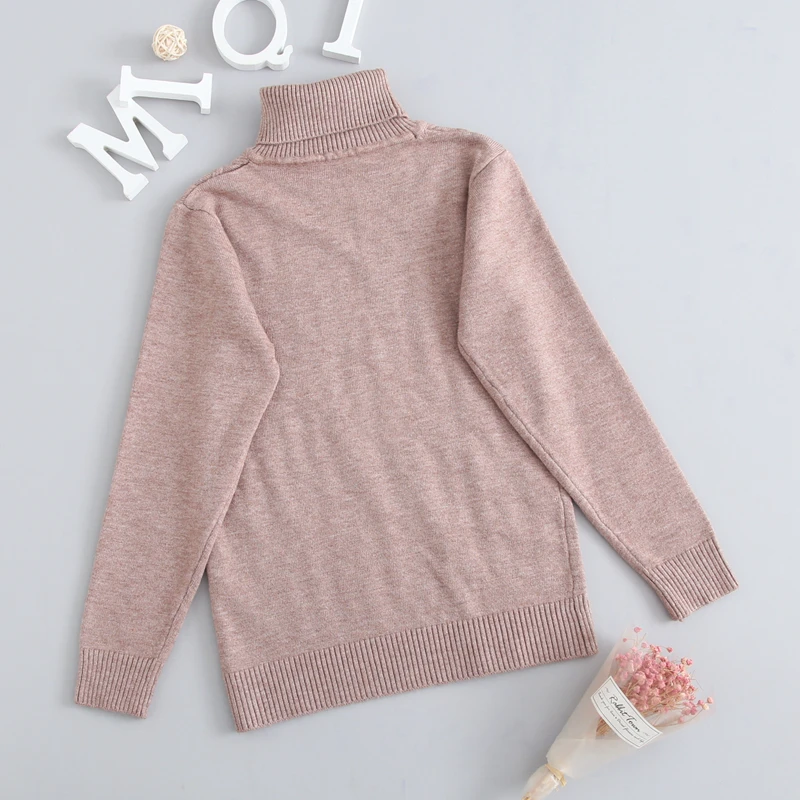 Осенне-зимние От 2 до 7 лет для мальчиков и девочек Плотные трикотажные рубашки с