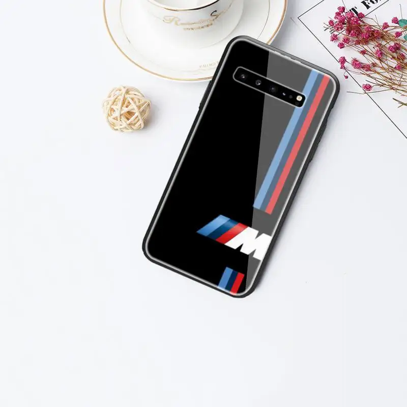 

0 Luxury Cool Car BMW Phone Cases Tempered Glass For Samsung S6 7 8 9 10 20 Plus Ultra Note8 9 10 10pro