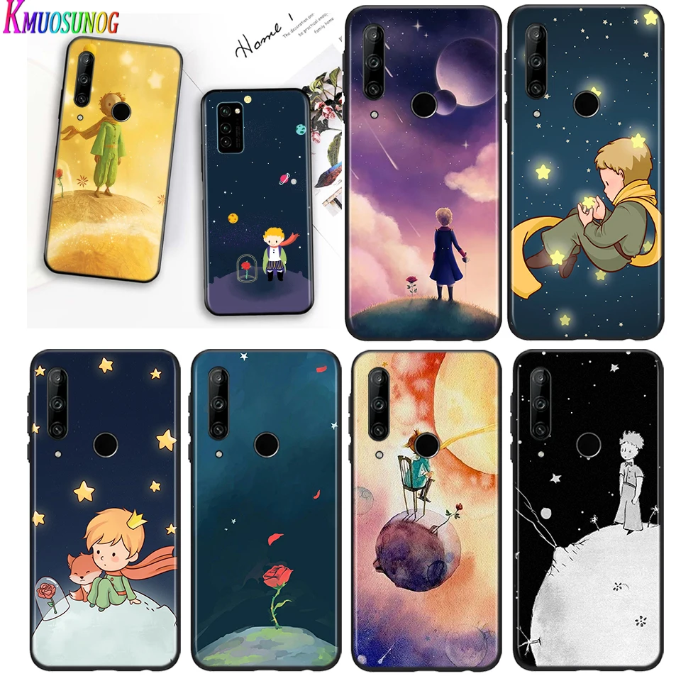 

Bright Black Cover The Little Prince for Huawei Honor 30 20S 20 10i 9S 9A 9C 9X 8X 10 9 Lite 8A 7C 7A Pro Phone Case