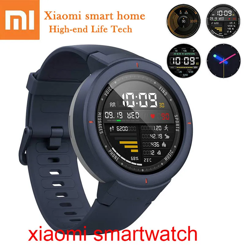 Смарт-часы Xiaomi AMAZFIT Bluetooth Xiaoai Голосовое управление 24H монитор сердечного ритма Mijia умный дом управление gps спортивный ремешок