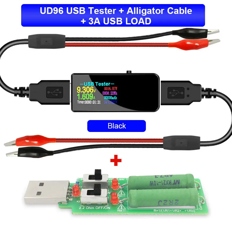 13 в 1 USB Тестер dc Цифровой вольтметр amperimetro напряжение измеритель тока Амперметр детектор power bank индикатор зарядного устройства - Цвет: ADD 3A Cable