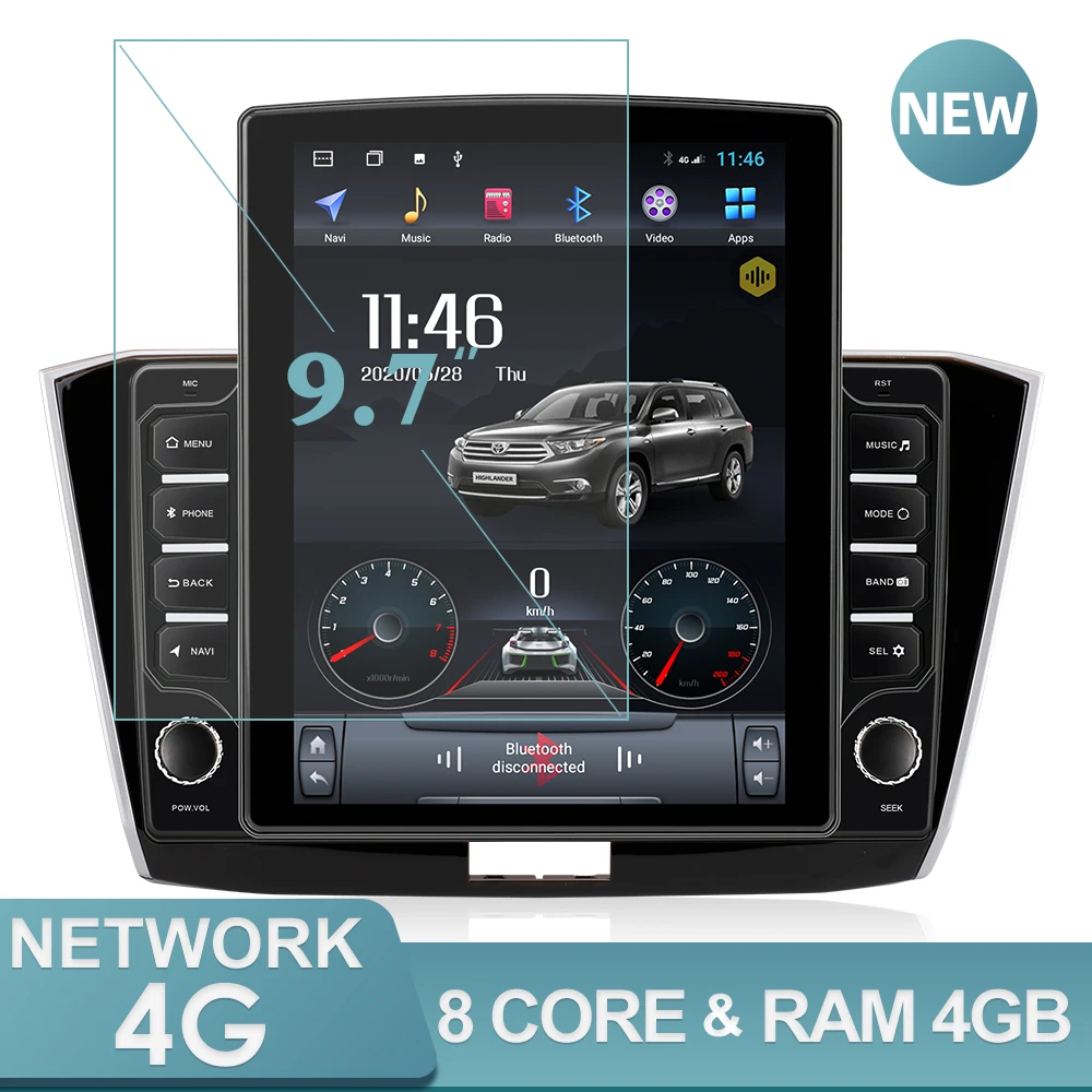 Isudar H53 4G 1 Din Android авто радио для VW/Volkswagen/Passat b8 Magotan 2015 Автомобильный мультимедийный