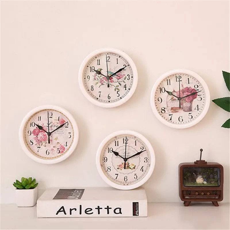Простые настенные часы в скандинавском стиле для гостиной маленькие детской
