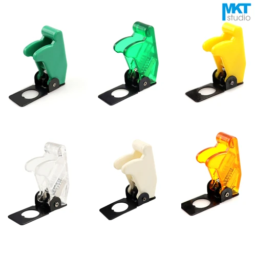 

100Pcs Colorful Cover For ASW-07D 12V/20A ON-OFF 3 Pins Miniature Toggle Switch With LED