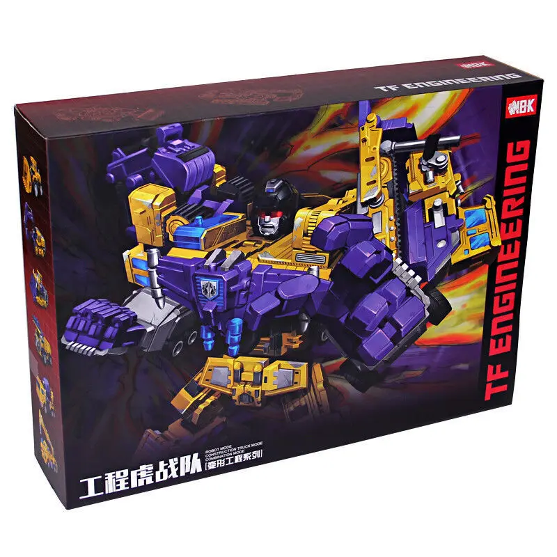 NBK 3349 игрушка-трансформер девастатор 6 в 1 комбайнер робот экшн-фигурки модель ABS 42
