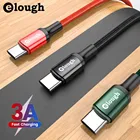 Кабель зарядный Elough с USB Type-C на USB, 3 А