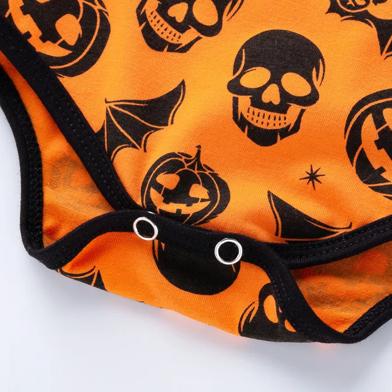 

2020 Kids Baby Romper For Halloween Christmas Girls & Boy Clothing Skull Pumpkin Print Infant kids Jumpsuit Newborn Baby Clothes