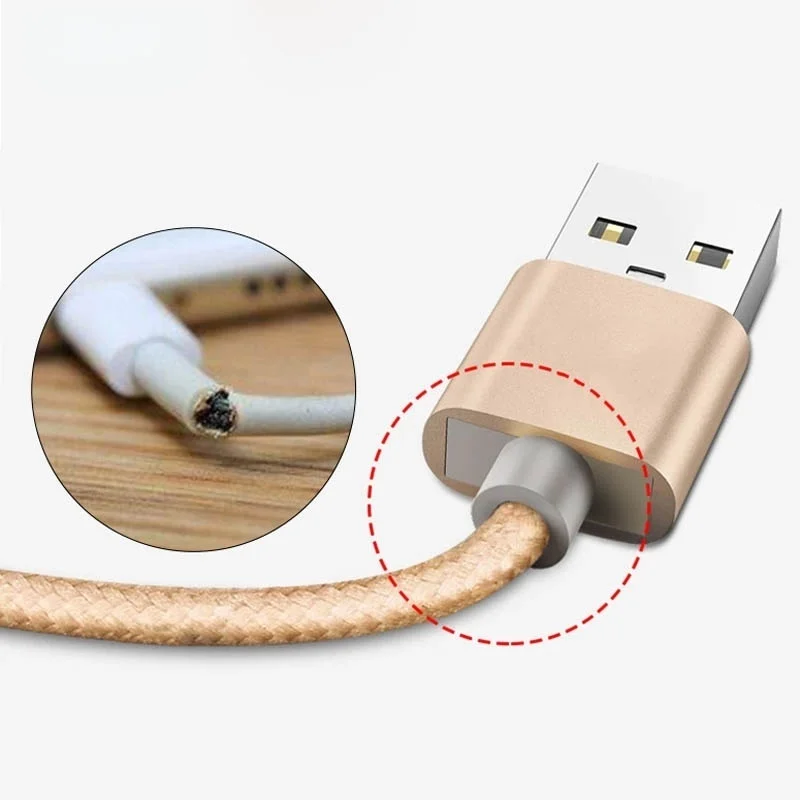 Плетеный зарядный кабель USB Type C для Samsung S10 S20 A50 A70 A90 A51 A71 A81 A91 | Мобильные телефоны и