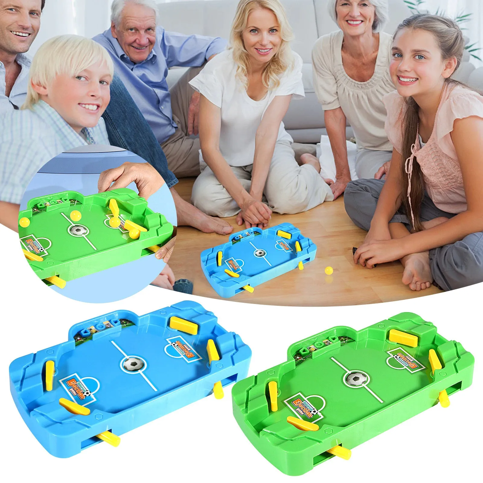 

Children's Foosball Table Desktop Board Game Football Field Toys Parent-child Puzzle Interactive Double Battle Kids Adult Game